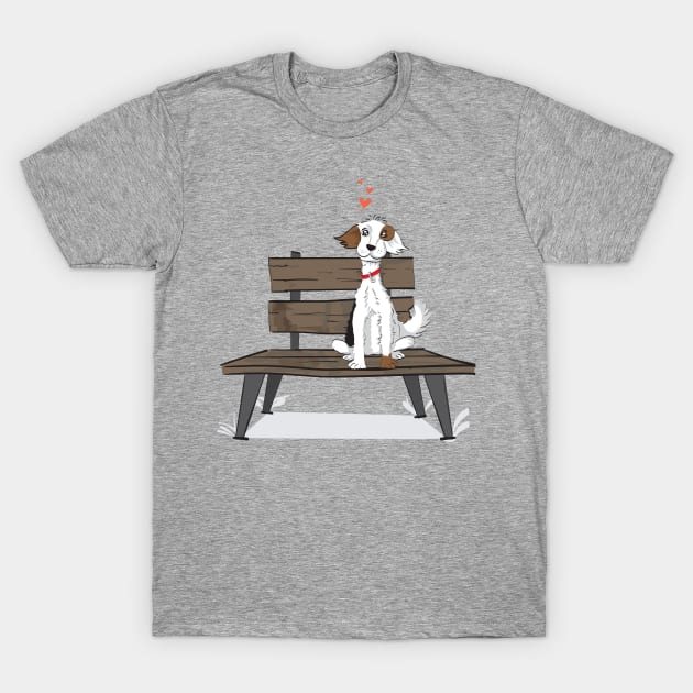 Handsome puppy T-Shirt by RebecaZum